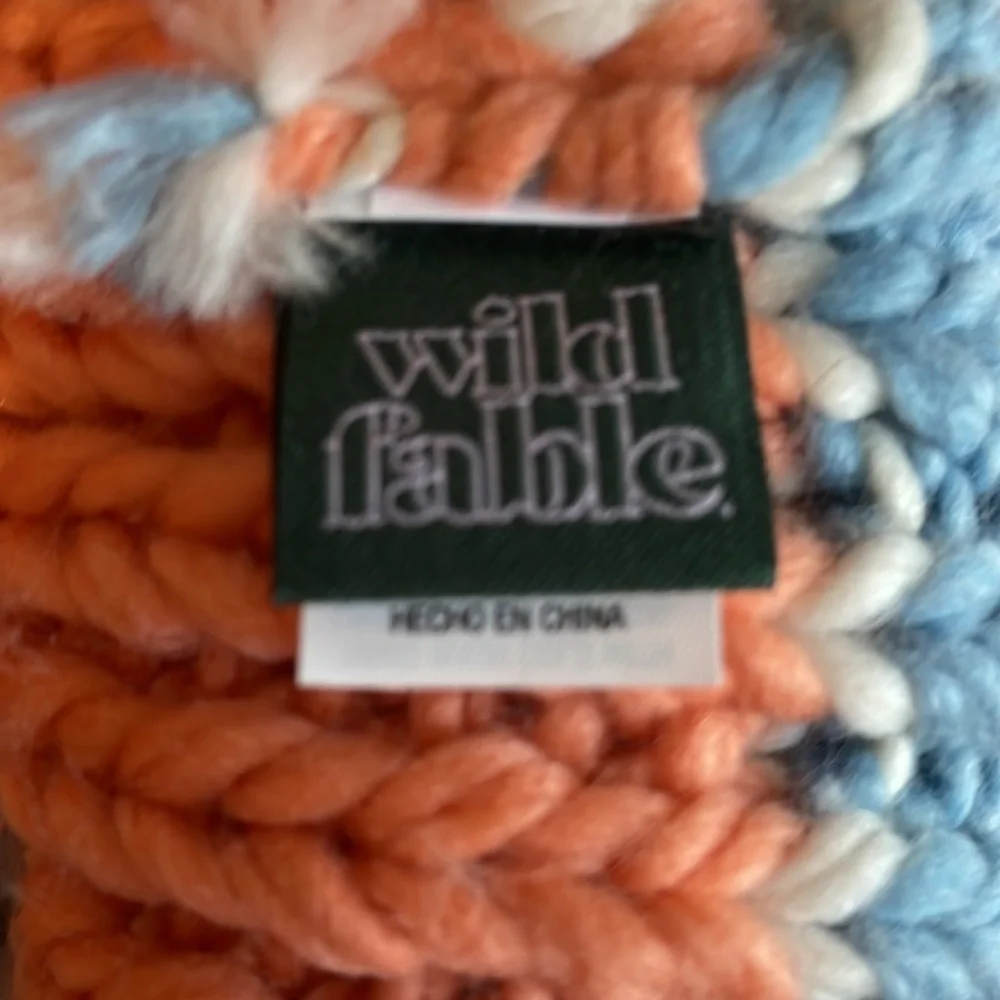 Wild Fable Colorblock Infinity Scarf NWT